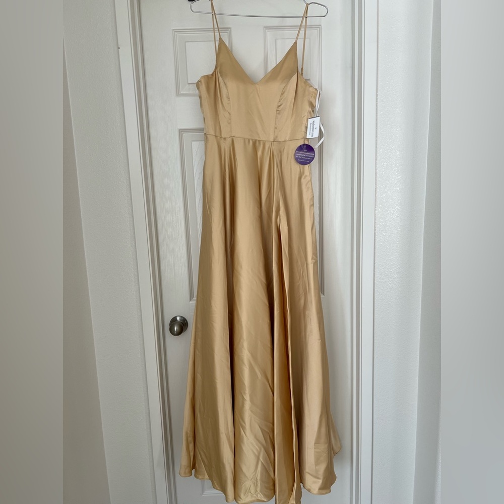 Gold formal dress